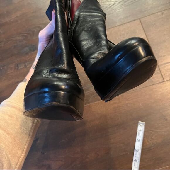 Prada Black Leather Booties - Picture 13 of 16